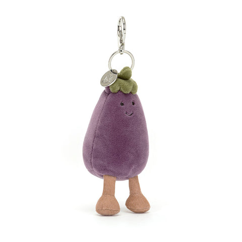 Vivacious Aubergine bag charm