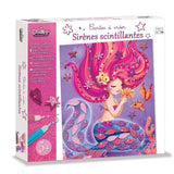 Cartes à créer - sirènes scintillantes