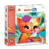 Copains calins - Cartes à créer Graffi pen