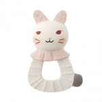 Moulin Roty - Anneau de dentition lapin rose - Après la pluie