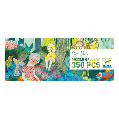 Djeco - Puzzle gallery - River Party 350pcs