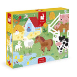 La ferme - Puzzle tactile 20pcs