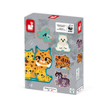 5 puzzles evolutifs animaux - WWF