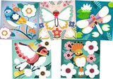 Pochoirs motifs - couleurs de printemps