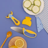 Coffret découpe - Jaune et bleu