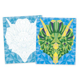 Mosaïque mousse dinosaures