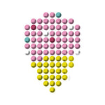 Janod - Pixel strass stickers