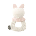 Moulin Roty - Anneau de dentition lapin rose - Après la pluie