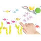 Peinture à doigts 6 encreurs