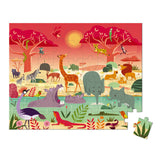 Janod - Puzzle Réserve animalière - 54pcs