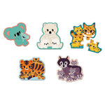 5 puzzles evolutifs animaux - WWF