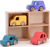 Coffret de 4 voitures en bois - Vilacity
