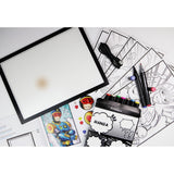 Tablette lumineuse et atelier marqueurs Manga