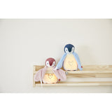 Peluche veilleuse manchot - Bleu