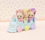 Sylvanian Families - Set de bain bébé triplés lapin crème - 5707