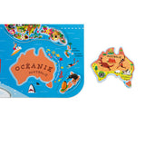 Puzzle monde magnétique