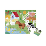 La ferme - Puzzle tactile 20pcs