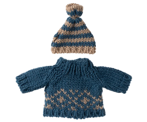 Tricot bleu