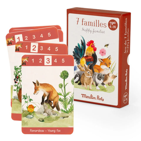 Jeu des 7 familles - Jardin du moulin