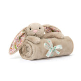 Blossom beige bunny 'Petal' soother