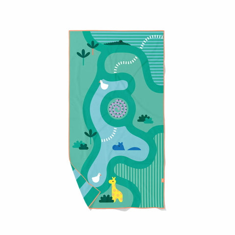 Serviette de jeu M - Safari