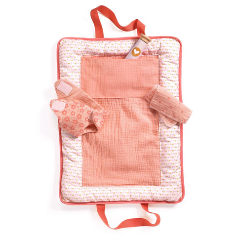 Djeco - Sac à langer Rose - Poméa