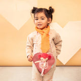 Poupée sac coeur