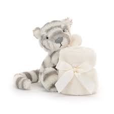 Bashful snow tiger soother