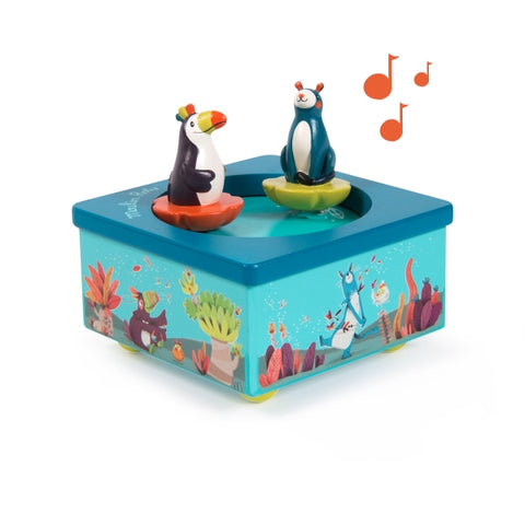 Moulin Roty - Boîte à musique dansant - Dans la jungle