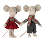 Winter Mice twins