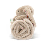 Blossom beige bunny 'Petal' soother