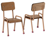 Table et chaises Ecole - dark powder