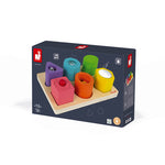 Puzzle 6 cubes sensoriels - I wood