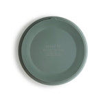 Mushie - Assiette plate silicone - Cambridge blue