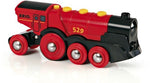 Brio - Puissante Locomotive rouge à pile rouge - 33592